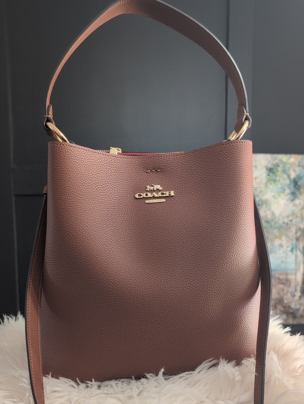 COACH Town Bucket Bag (Like New) - Picture 3 of 10